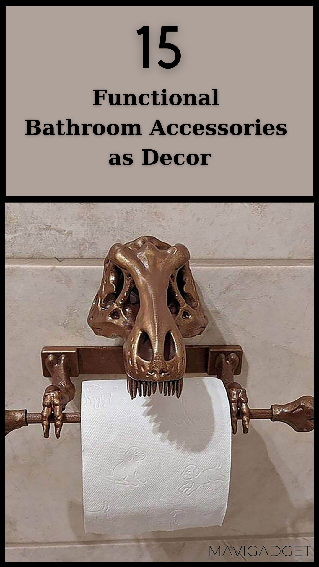 15 Functional Bathroom Accessories as Decor