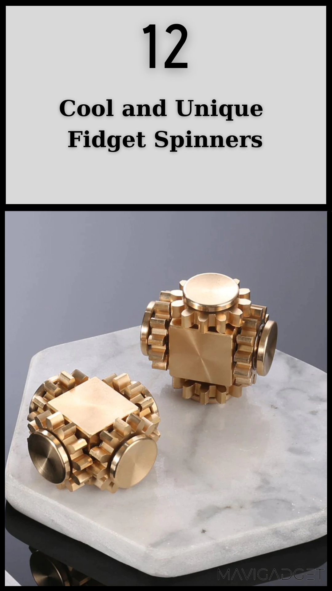 12 Cool and Unique Fidget Spinners