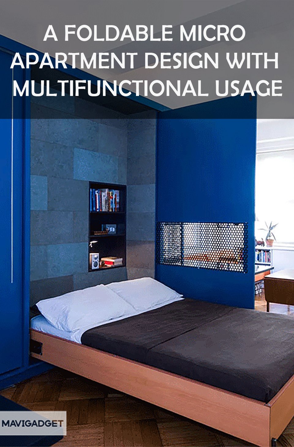 A FOLDABLE MICRO APARTMENT DESIGN WITH MULTIFUNCTIONAL USAGE