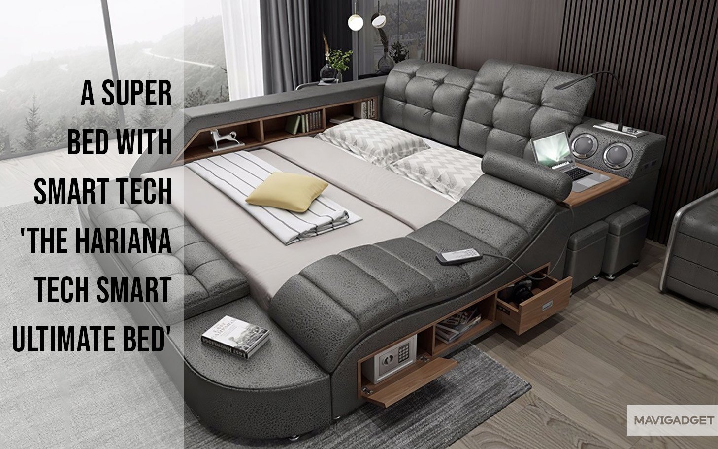 A Super Bed With Smart Tech ‘The Hariana Tech Smart Ultimate Bed’