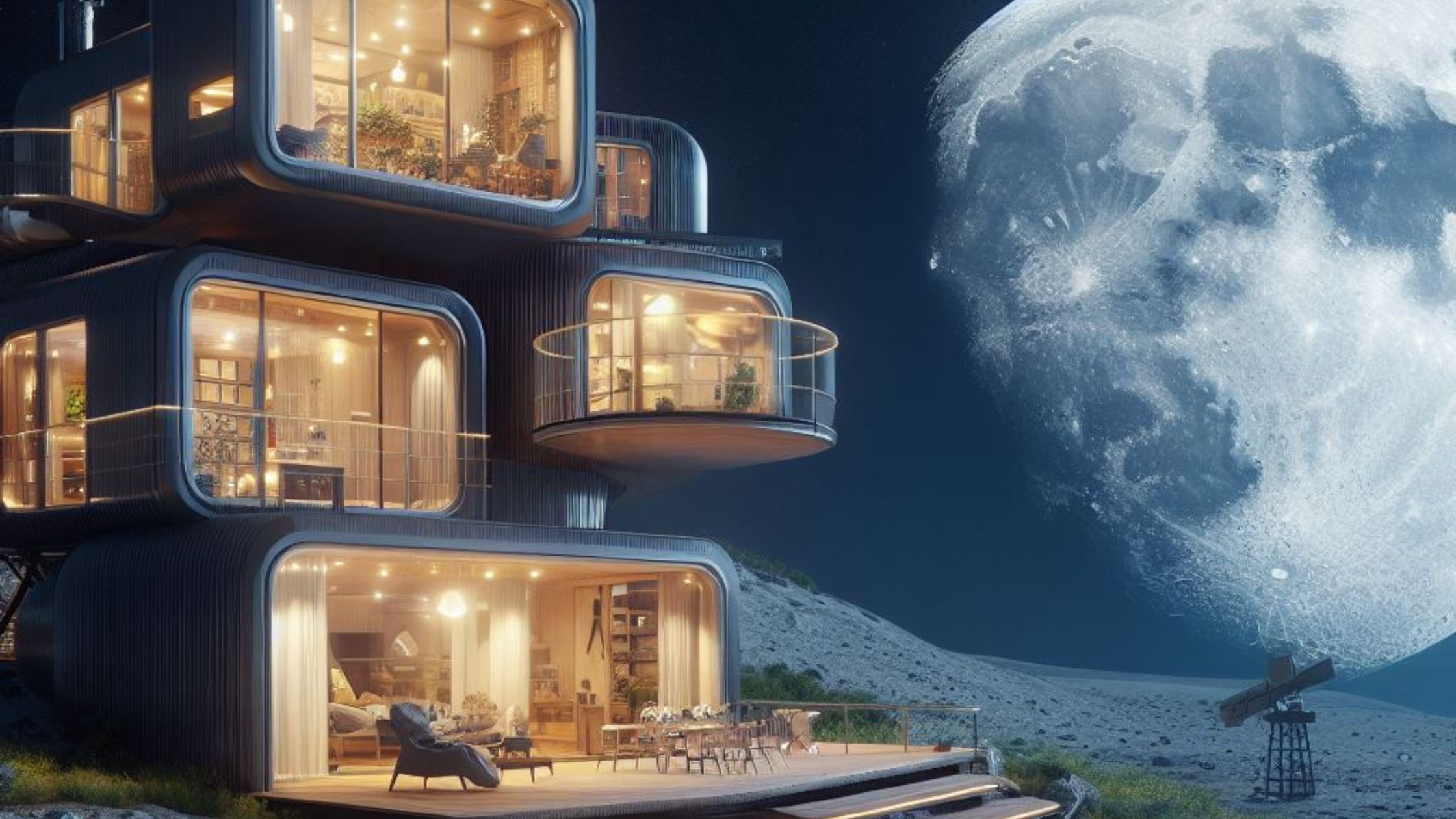 NASA plans to have  3D-printed moon homes by 2040