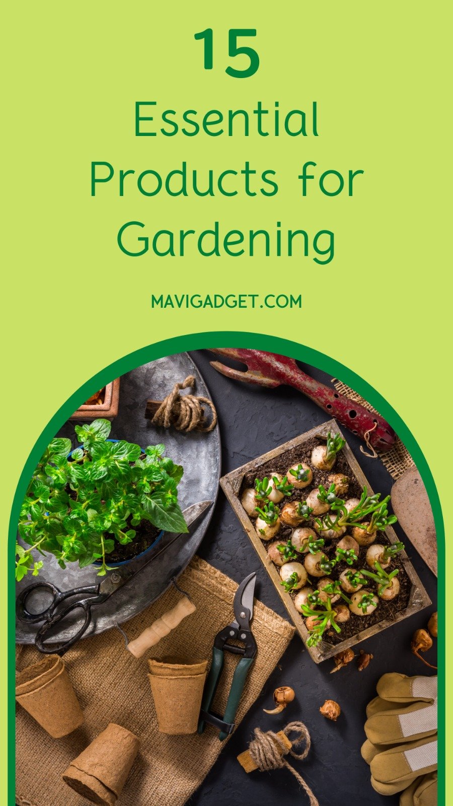 15 Essential Products for Gardening