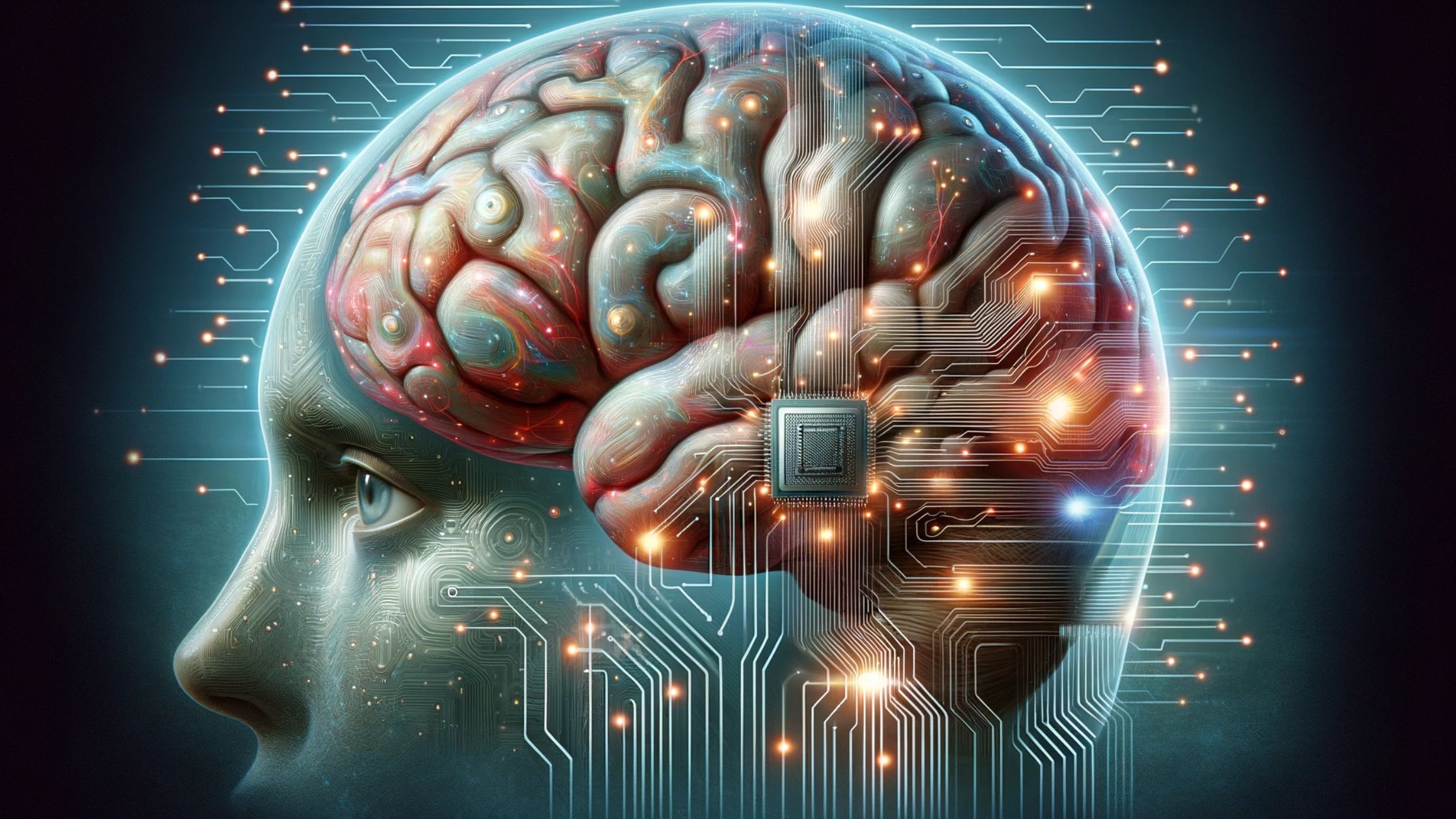 Brain cells integrated with microchips enhance language processing abilities.