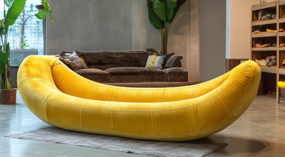 Unique Banana Vibes Sofa for Any Space